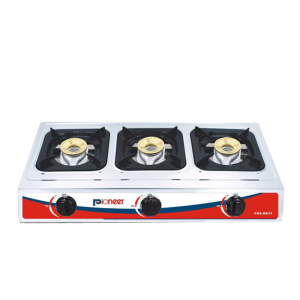 Gas Stove Three Burner Stainless Steel - PGS-RB33