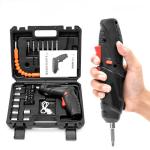48 Pcs 4.2V Cordless Screwdriver Set – Rechargeable Drill Kit