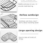 Stainless Steel Bathroom Corner Shelf – Rustproof Organizer