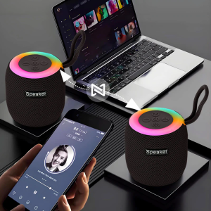 Portable Bluetooth Karaoke Speaker with RGB LED | Mini Wireless Speaker