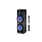Rechargeable Outdoor Party Speakers - 12"+12" - 100W - 8620