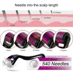 540 Needles Derma Roller | Facial & Body Hair Growth Tool